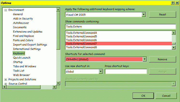 VS keyboard shortcuts