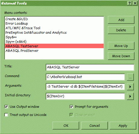 External-tool-Visual-Studio